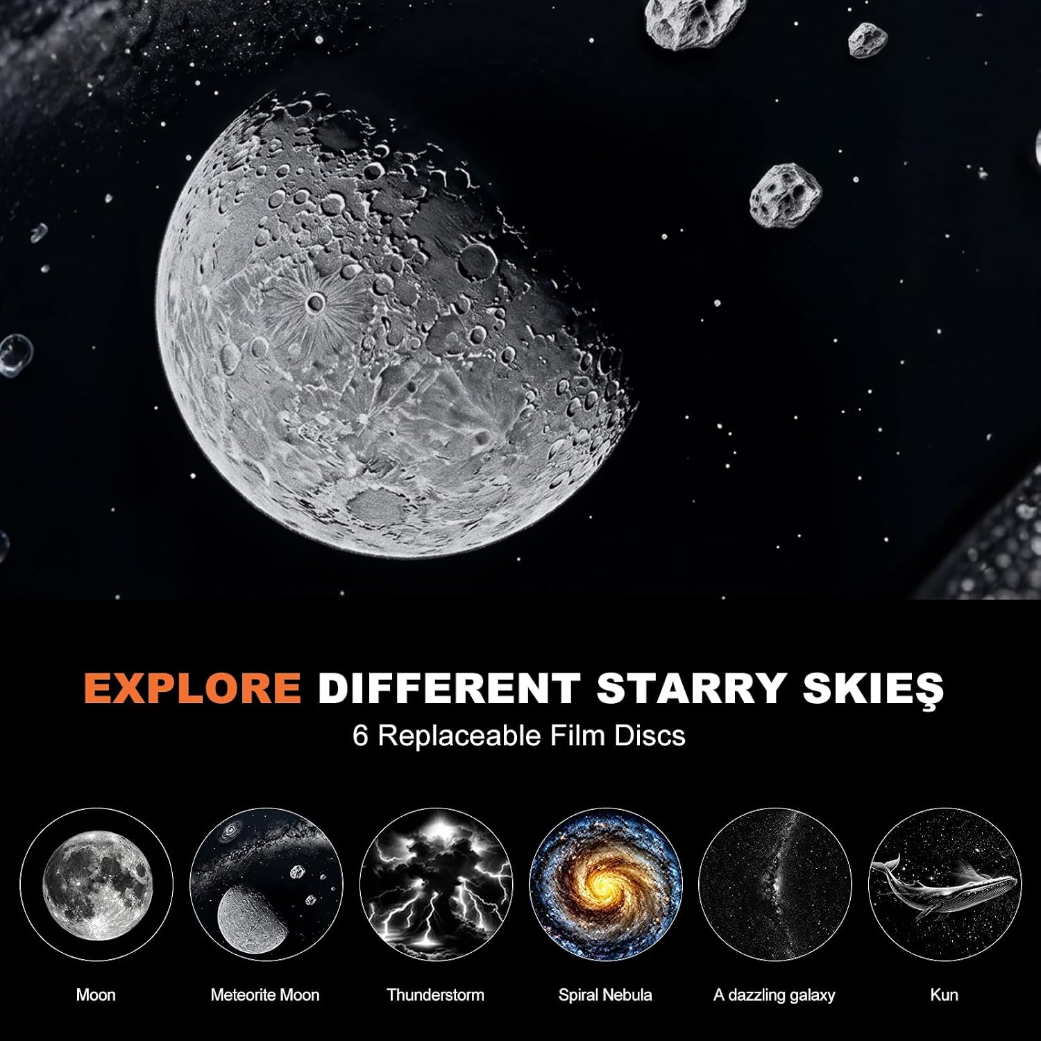 Starlit Dreams Galaxy Projector