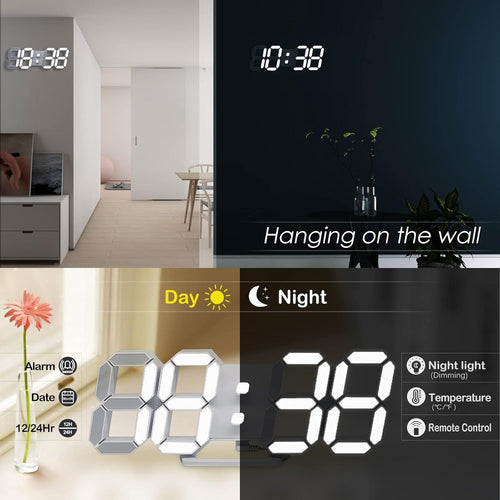 KOSUMOSU 3D LED Wall Clock
