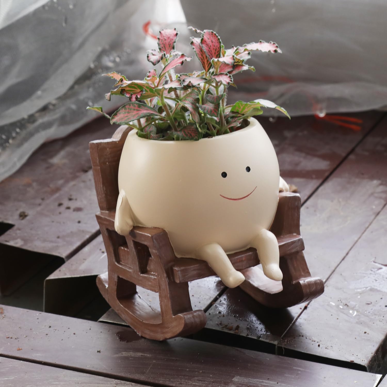 Floating Smile Planter Pot