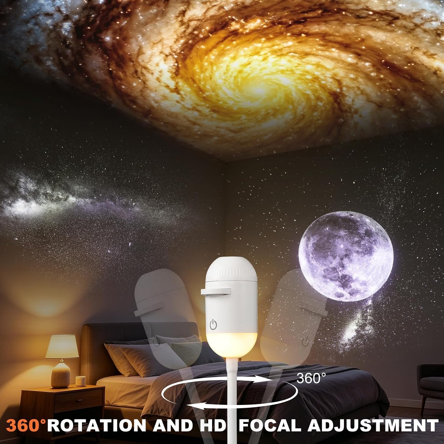 Starlit Dreams Galaxy Projector